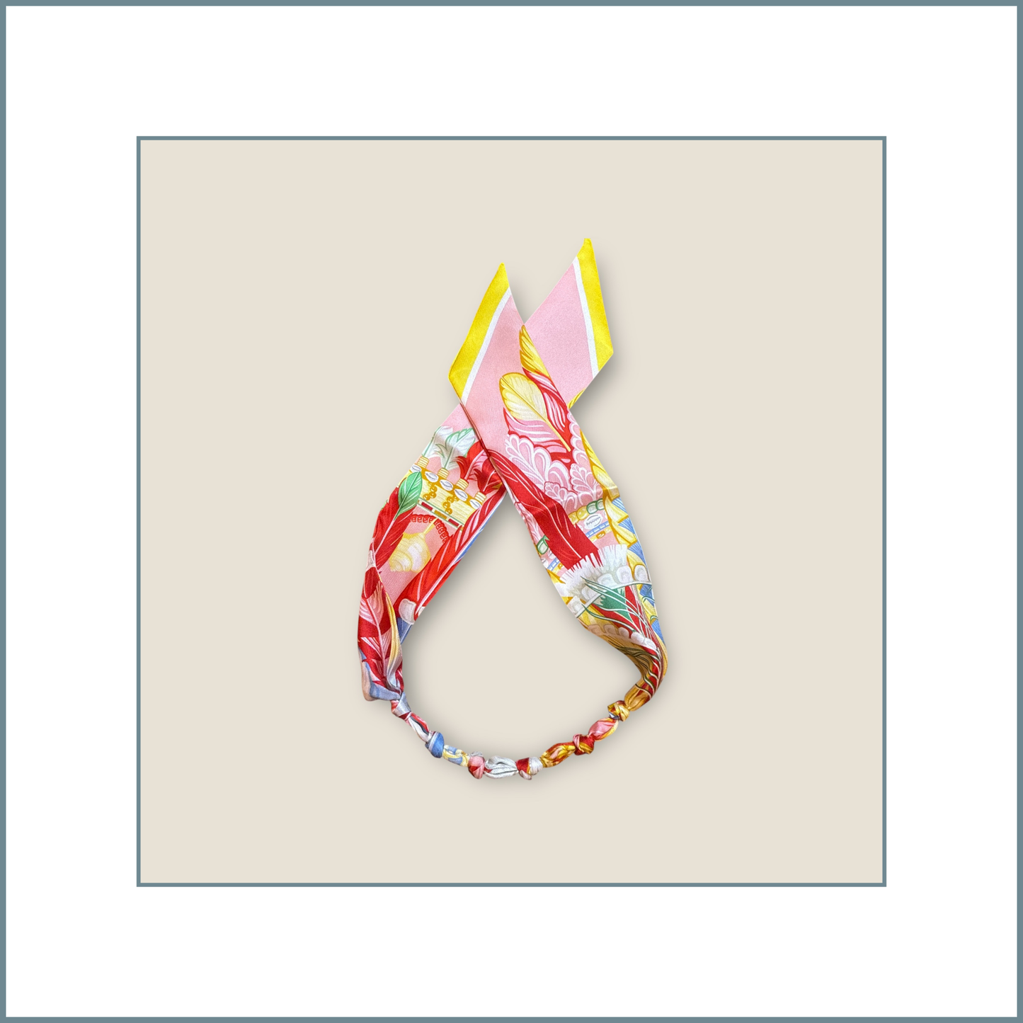 #10 Multicolor Mulberry Silk Scarf