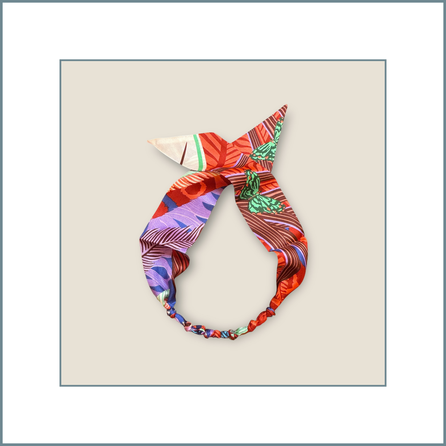 #2 Multicolor Mulberry Silk Scarf