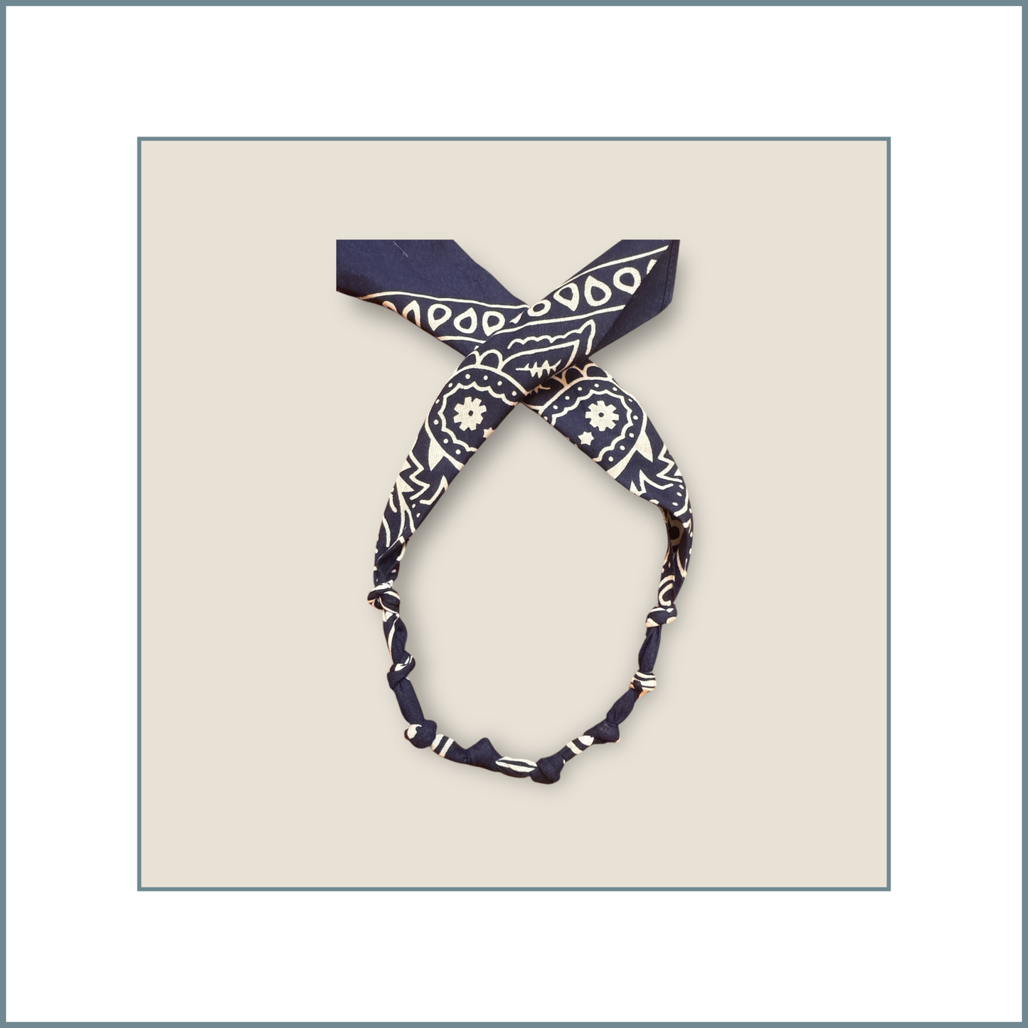 Navy Bandana