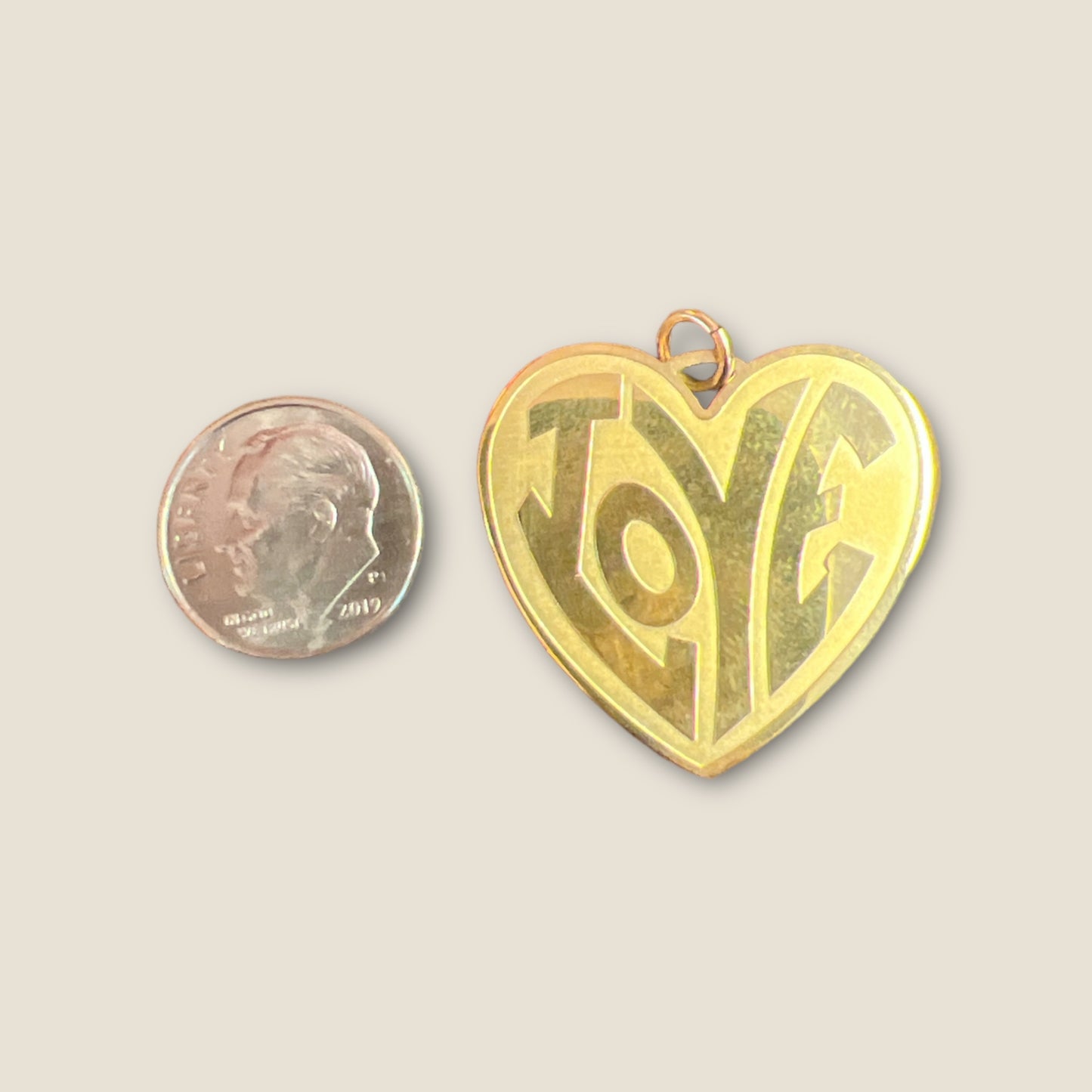 Love Heart Shaped Charm