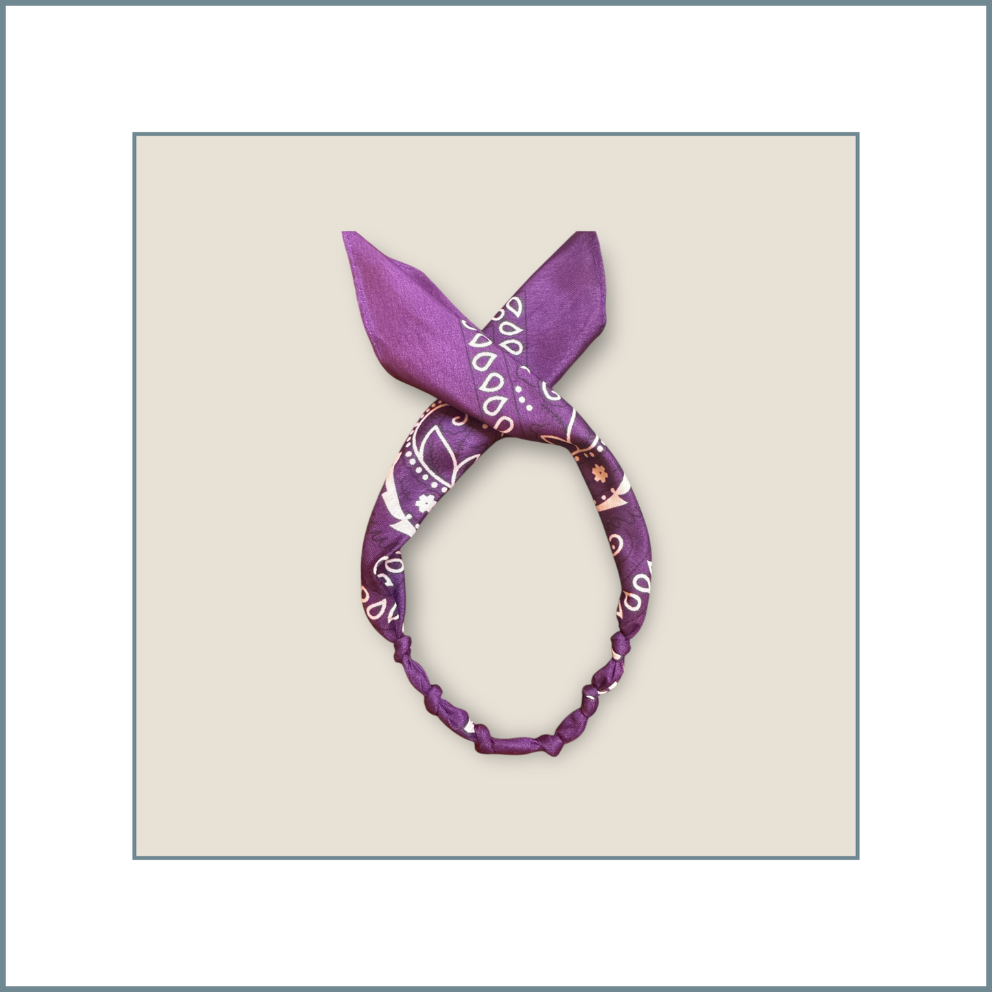 Purple Bandana