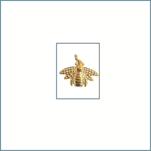 Bubble Bee with Pave CZ Charm