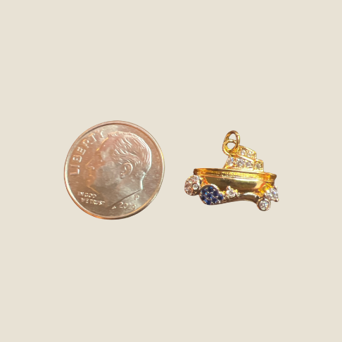 Boat on Water Charm