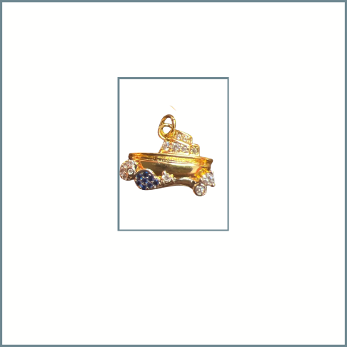 Boat on Water Charm