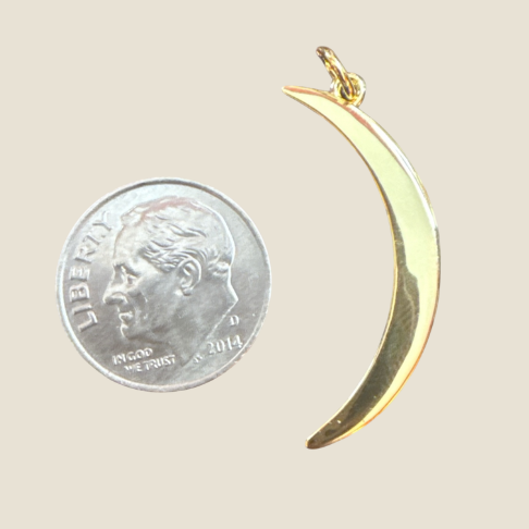 Crescent Moon Charm $20