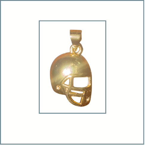 Football Helmet Charm