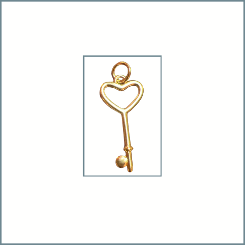 Gold Key Charm