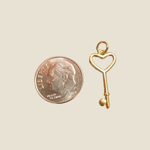 Gold Key Charm