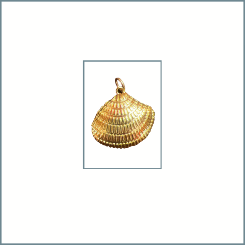 Gold Shell Charm