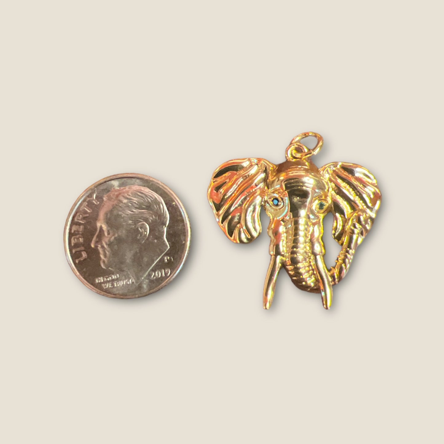 Elephant Head Charm