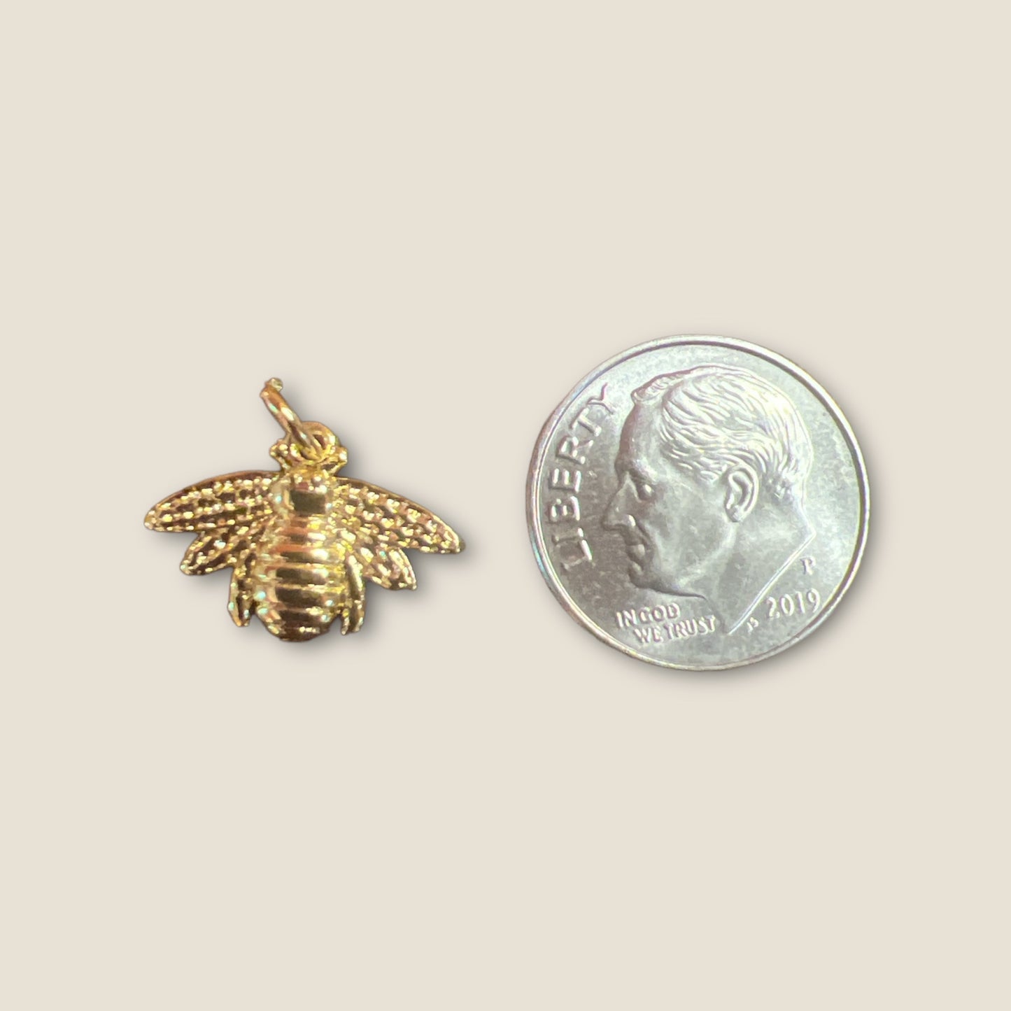 Bubble Bee with Pave CZ Charm