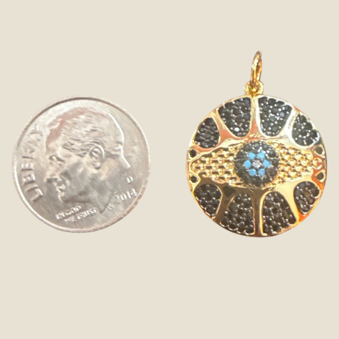 Round Evil Eye Charm