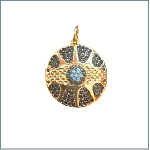 Round Evil Eye Charm