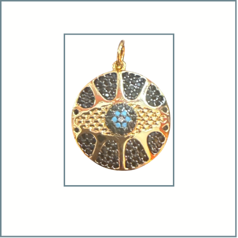 Round Evil Eye Charm