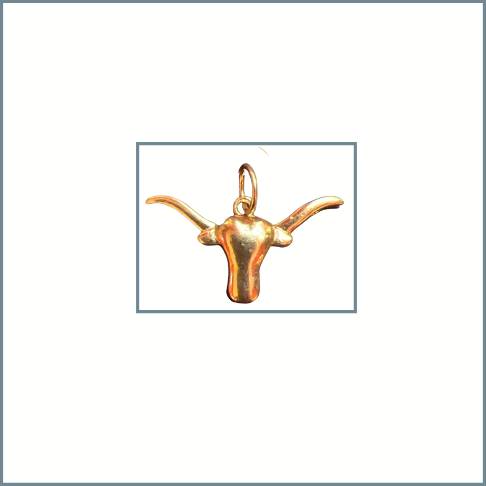 Texas Longhorn Charm